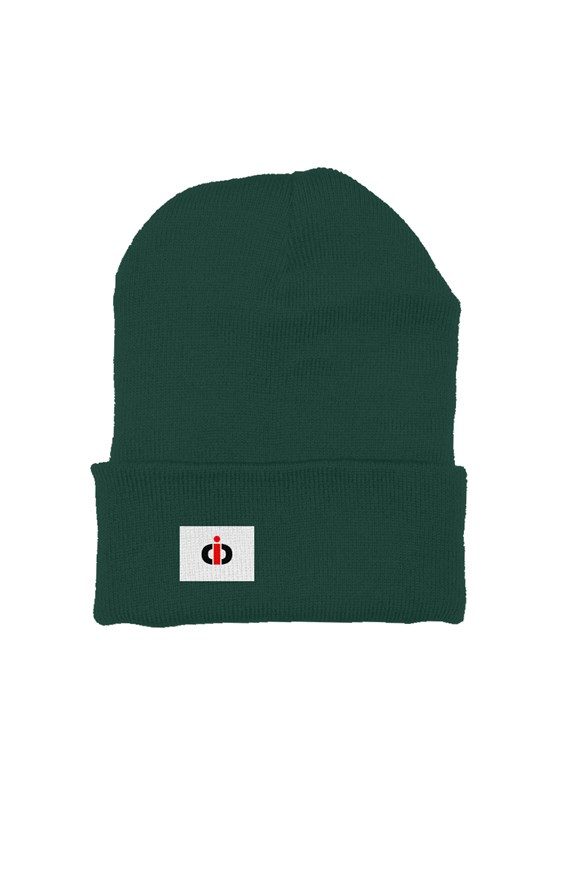 Green beanie