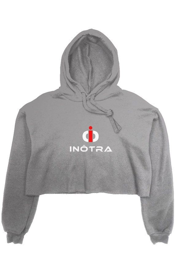crop fleece hoodie
